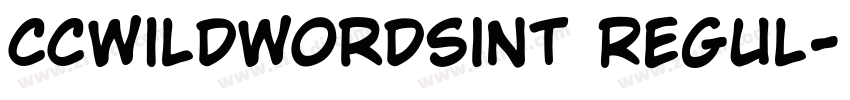 CCWildWordsInt Regul字体转换 CCWildWordsInt Regul字体转换